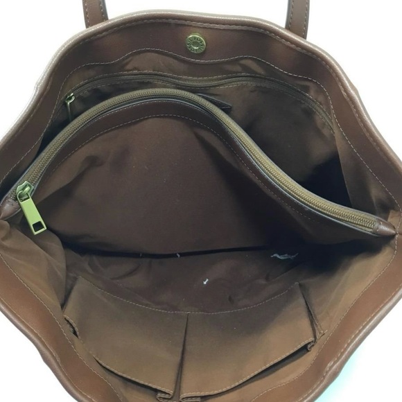 Fossil Blue and Brown Geometric Pattern Bags - Picture 5 of 9